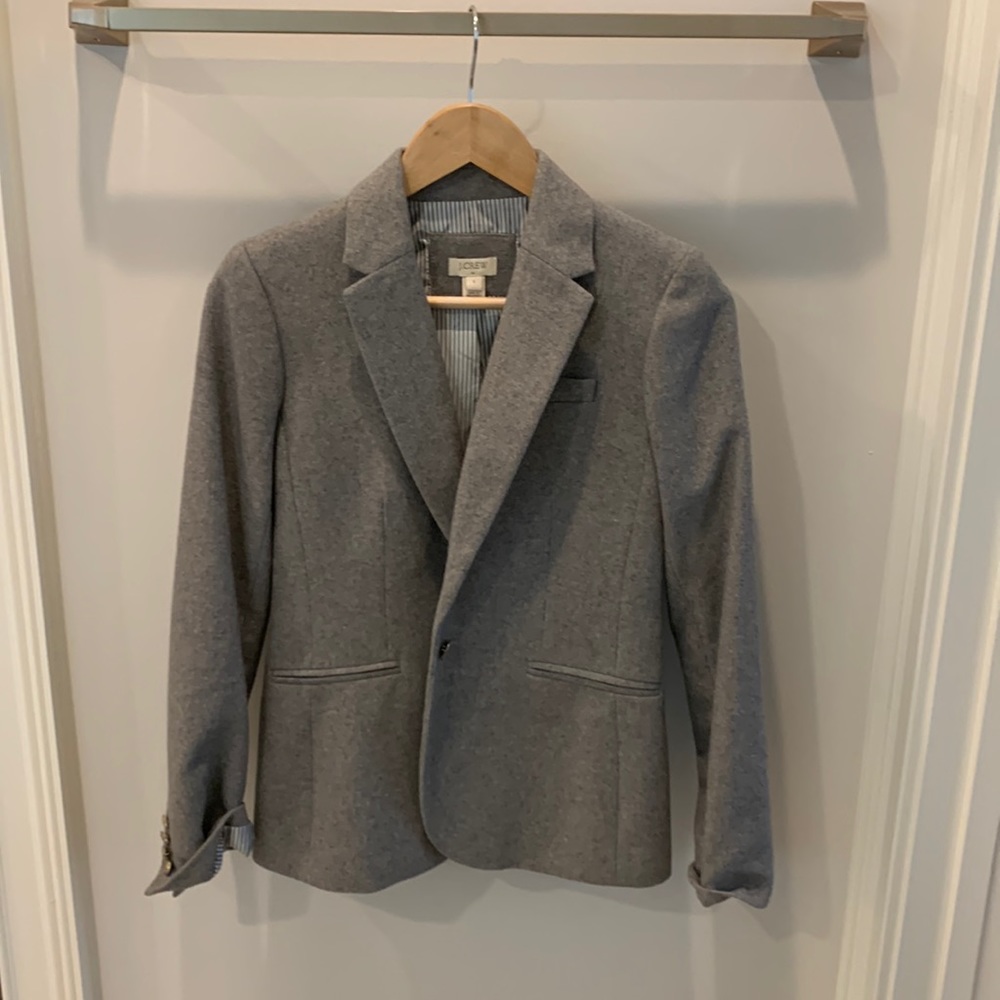 J crew factory wool blazer